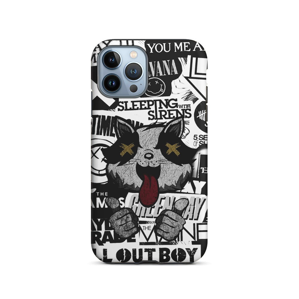 Rock Bands of Playlist iPhone 15 Pro Case