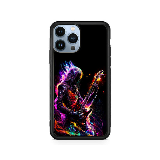 Rock Heavy Metal Guitar iPhone 15 Pro Case