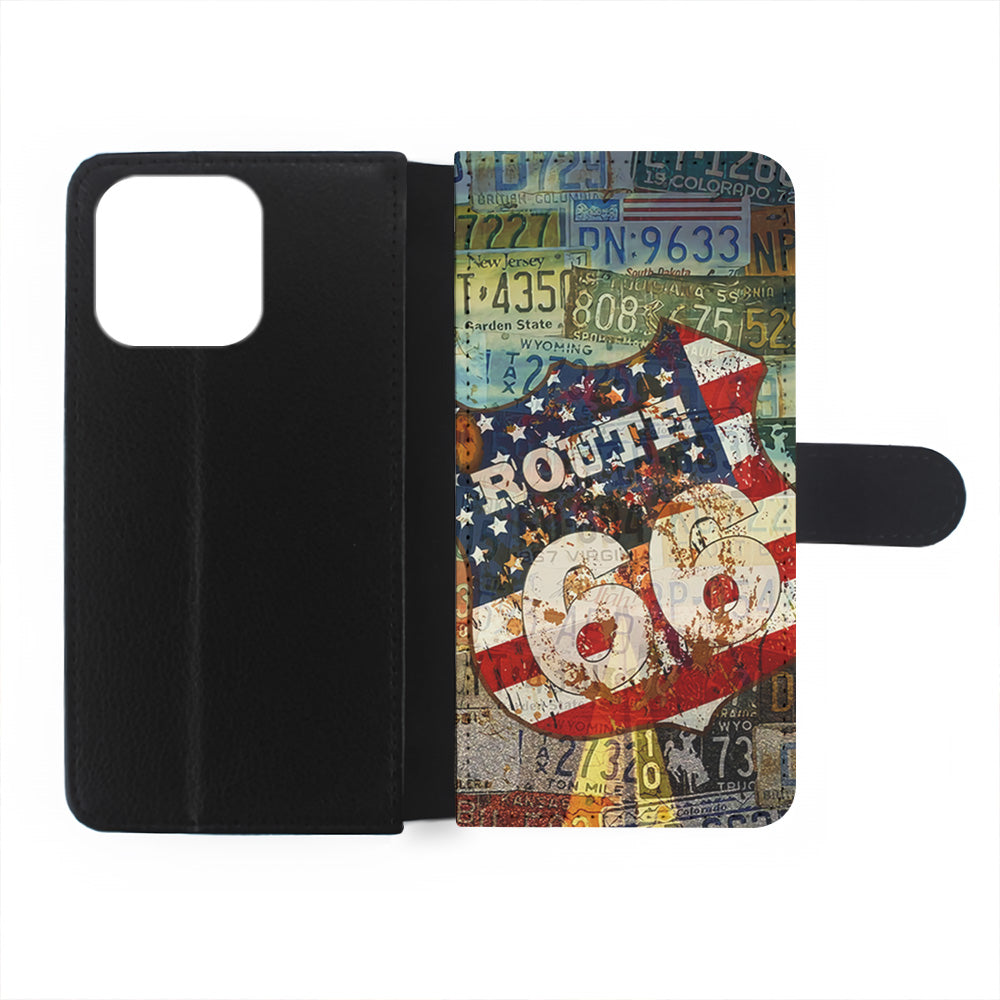 Route 66 Classic Plate iPhone 15 Pro Case