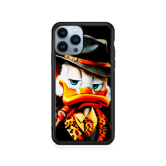 Scrooge McDuck Gangster Style iPhone 15 Pro Case