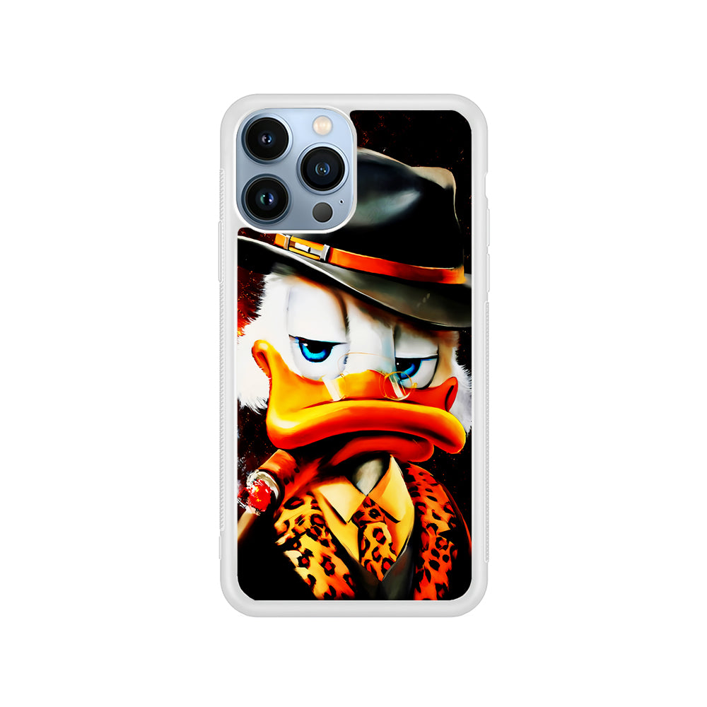 Scrooge McDuck Gangster Style iPhone 15 Pro Case