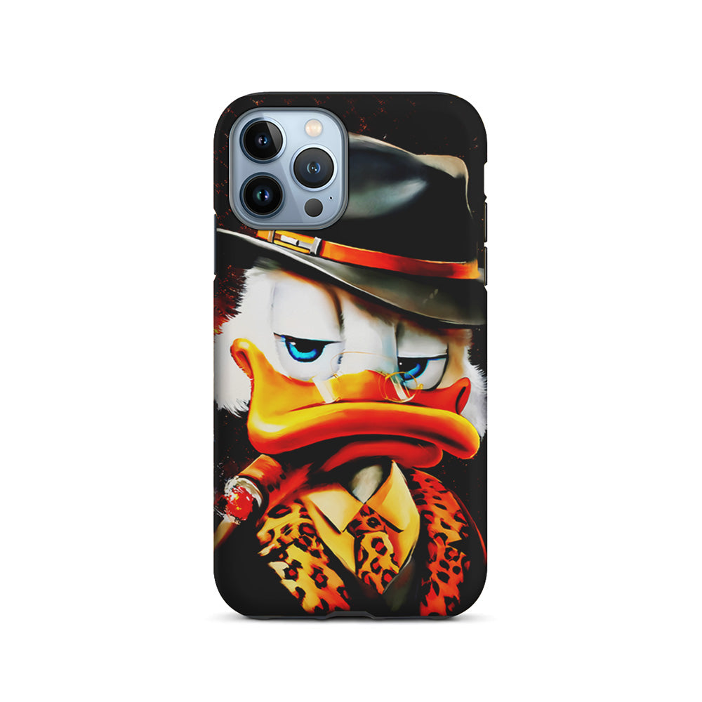 Scrooge McDuck Gangster Style iPhone 15 Pro Case