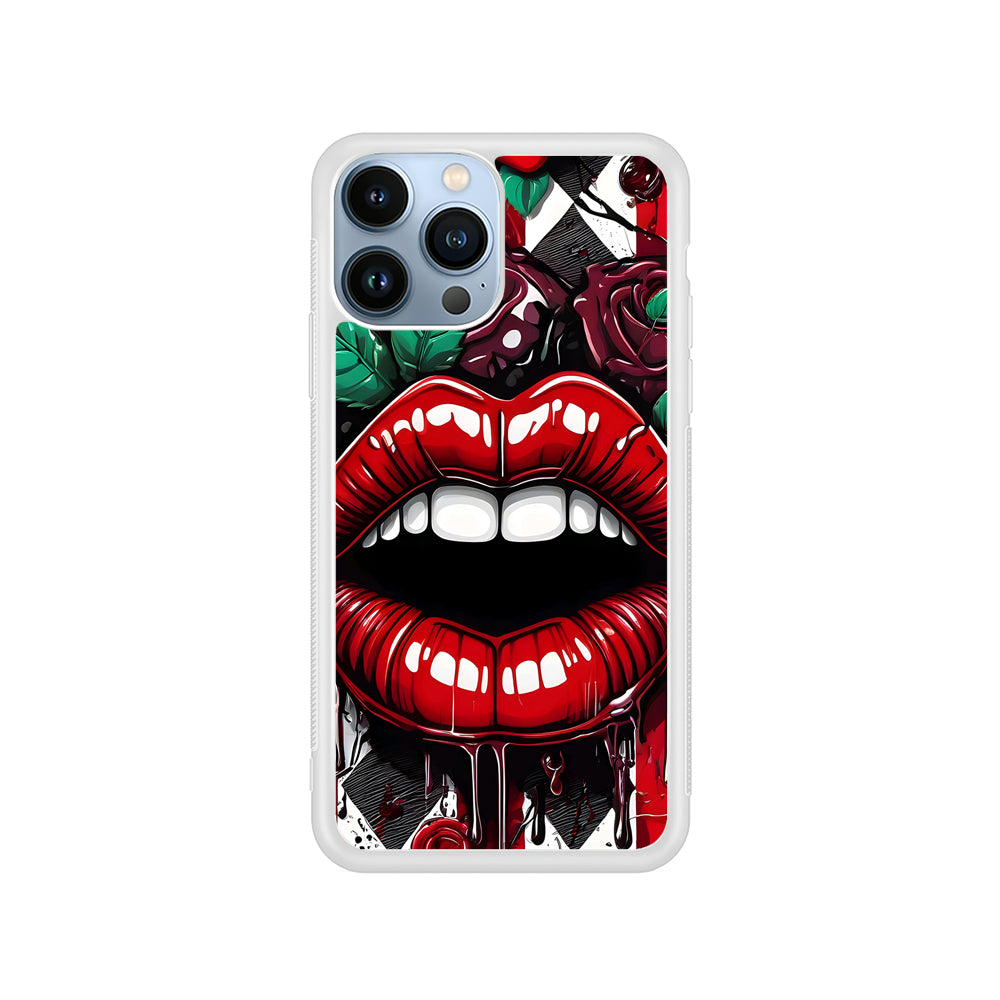 Sexy Big Lips Closeup iPhone 15 Pro Case