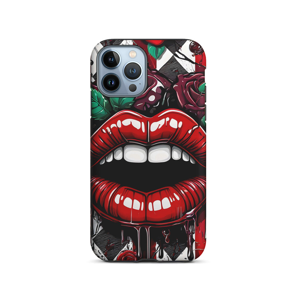 Sexy Big Lips Closeup iPhone 15 Pro Case