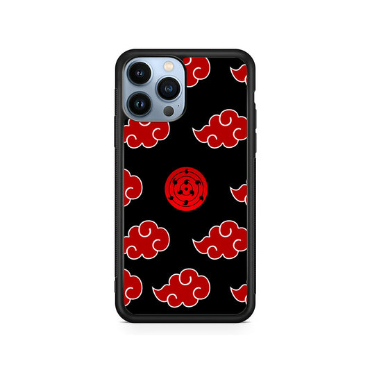 Sharingan and Akatsuki Naruto iPhone 15 Pro Case