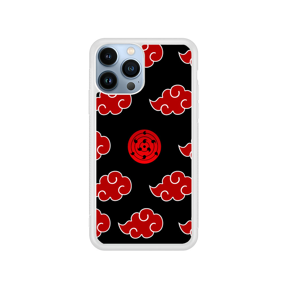 Sharingan and Akatsuki Naruto iPhone 15 Pro Case