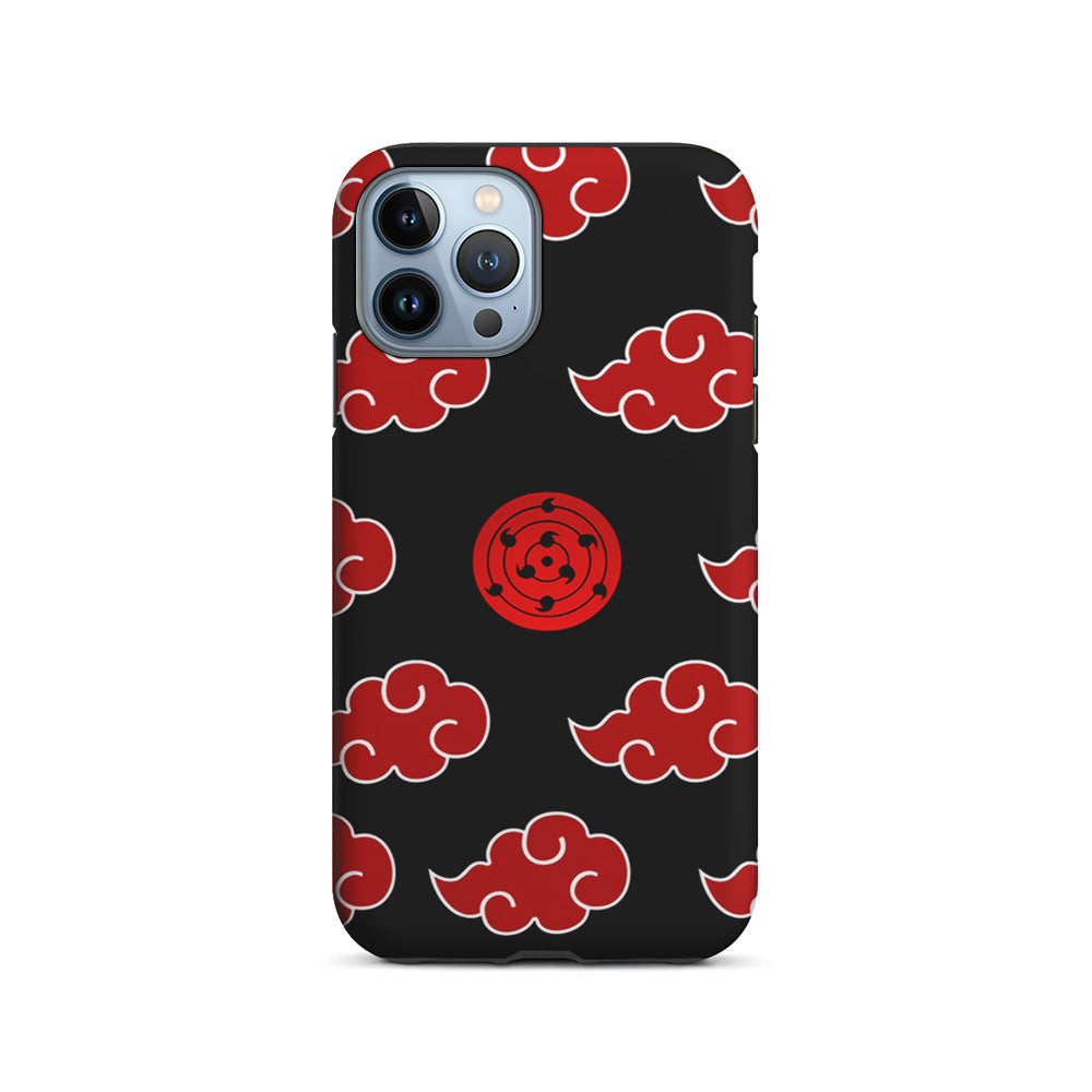 Sharingan and Akatsuki Naruto iPhone 15 Pro Case