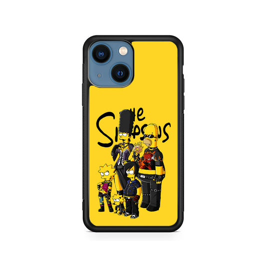 Simpsons Rock n' Roll Family iPhone 15 Plus Case