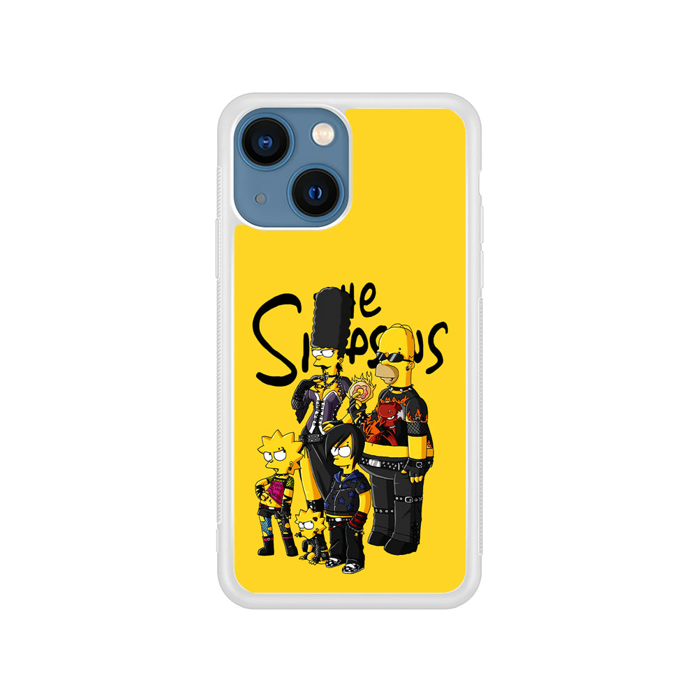 Simpsons Rock n' Roll Family iPhone 15 Plus Case