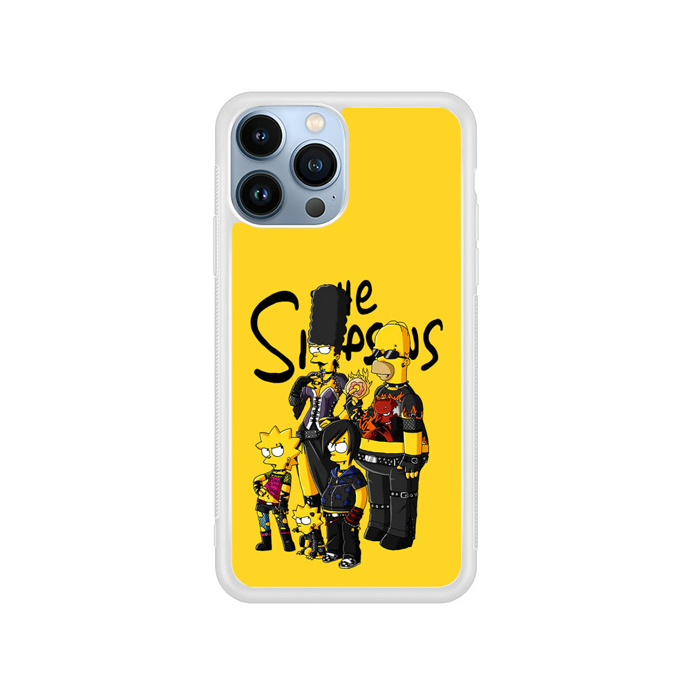 Simpsons Rock n' Roll Family iPhone 15 Pro Case