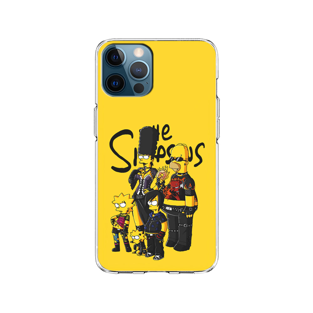 Simpsons Rock n' Roll Family iPhone 15 Pro Case