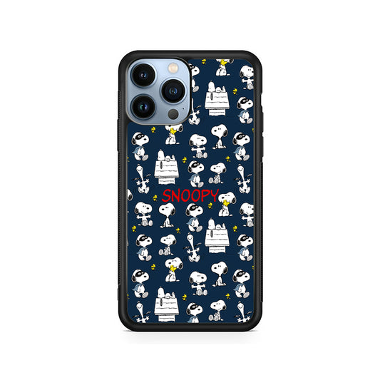 Snoopy All Activity iPhone 15 Pro Case