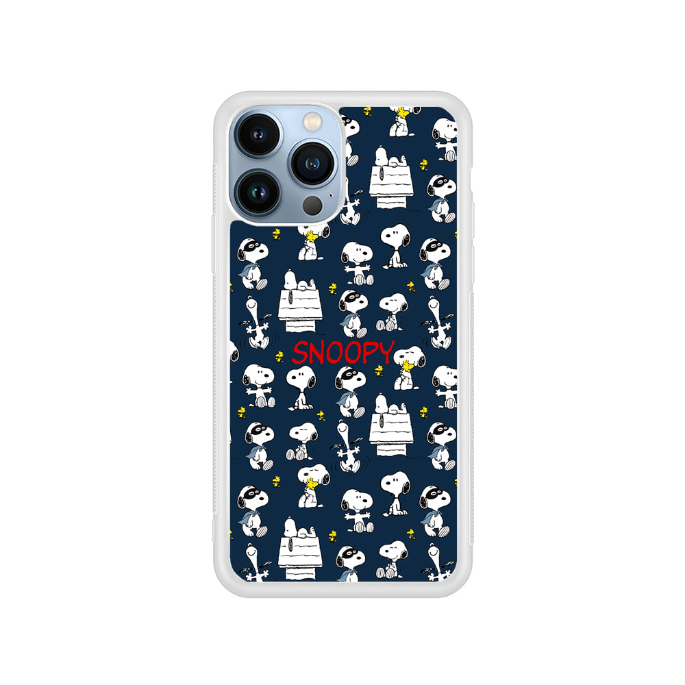 Snoopy All Activity iPhone 15 Pro Case