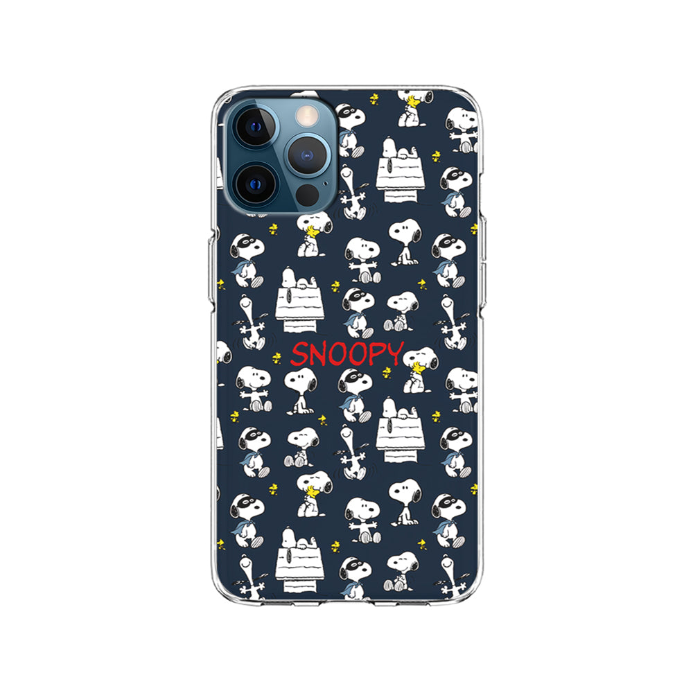 Snoopy All Activity iPhone 15 Pro Case