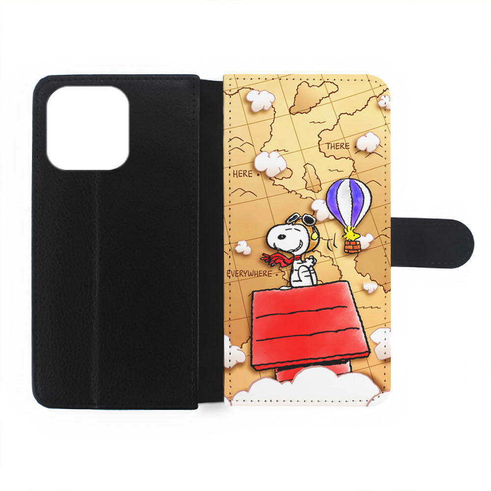 Snoopy Journey Around The World iPhone 15 Plus Case