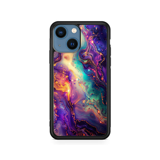 Sparkling Marble Abstract iPhone 15 Plus Case