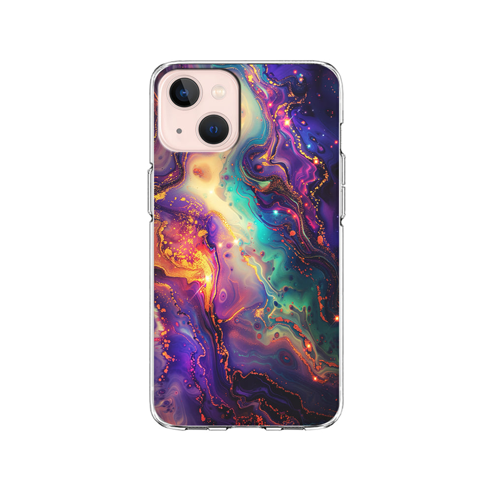 Sparkling Marble Abstract iPhone 15 Plus Case