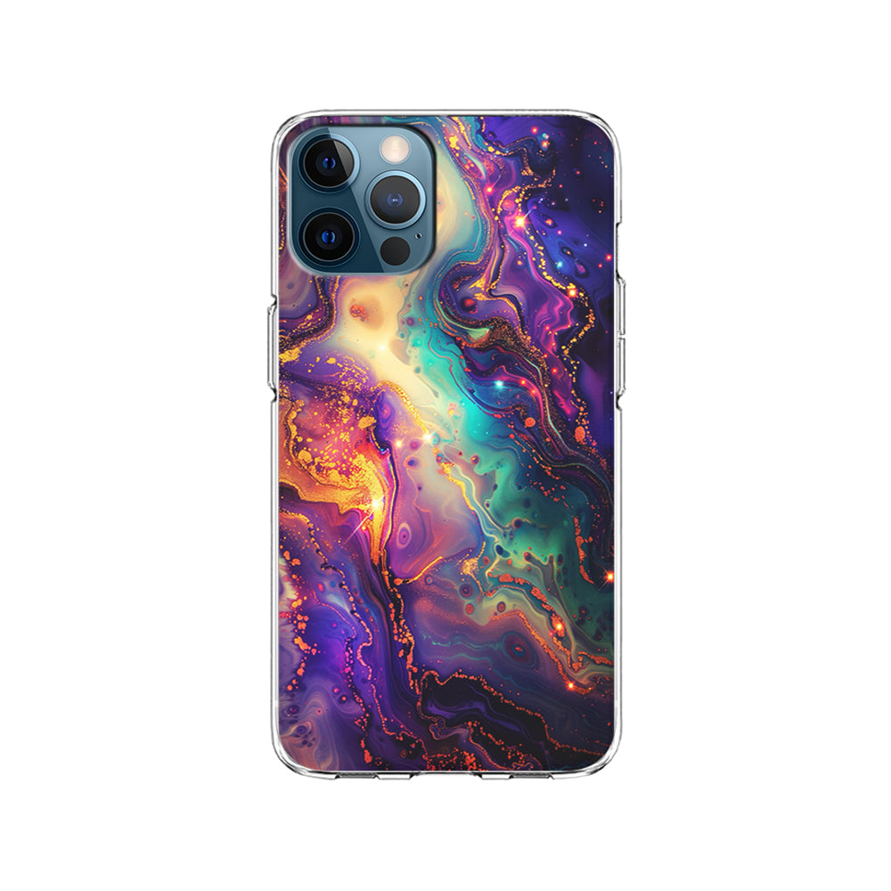 Sparkling Marble Abstract iPhone 14 Pro Case