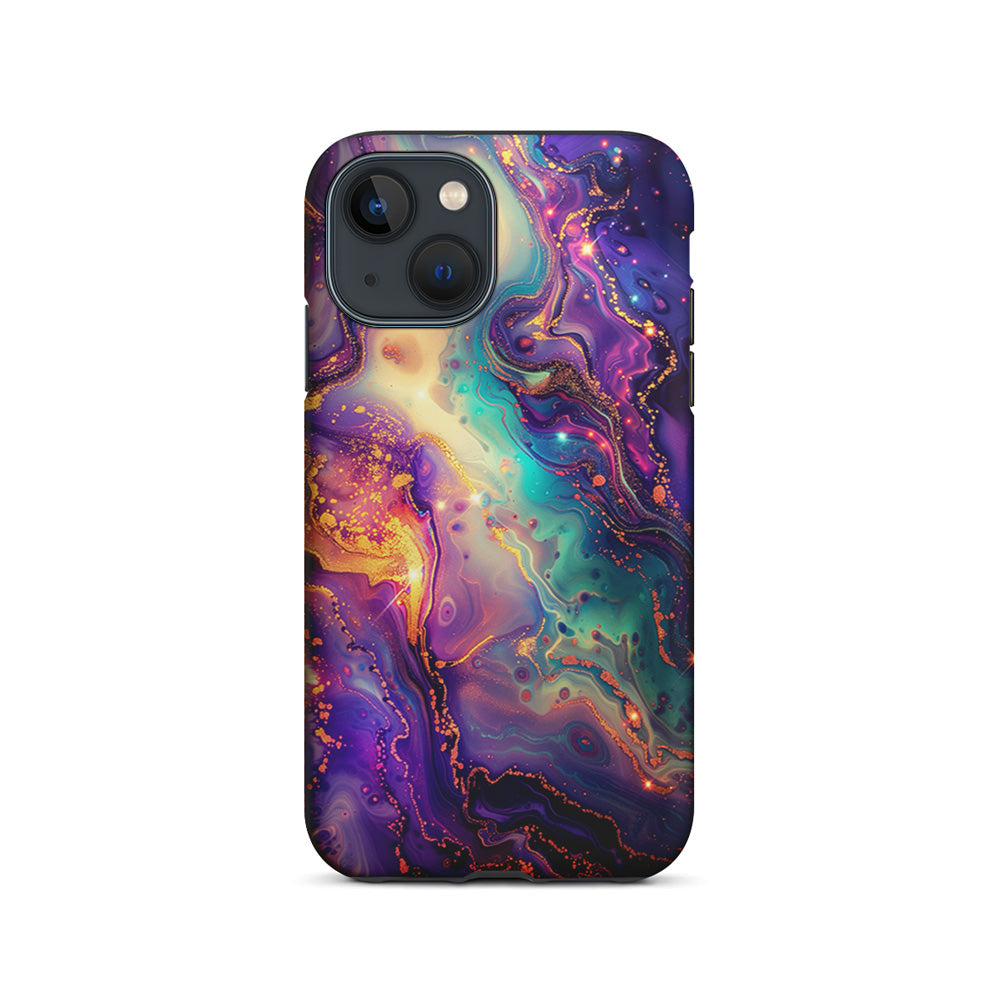 Sparkling Marble Abstract iPhone 15 Plus Case