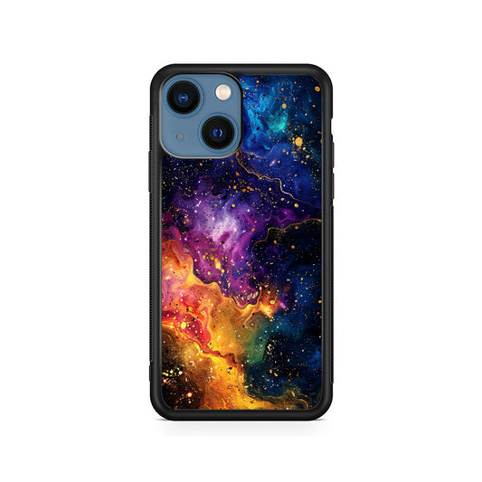 Sparkling Vibrant Abstract Fluid iPhone 15 Plus Case