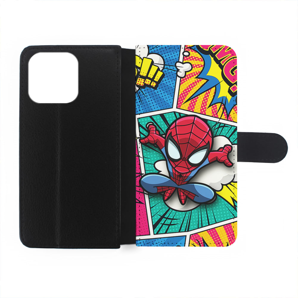 Spiderman Comic Poof iPhone 15 Pro Case