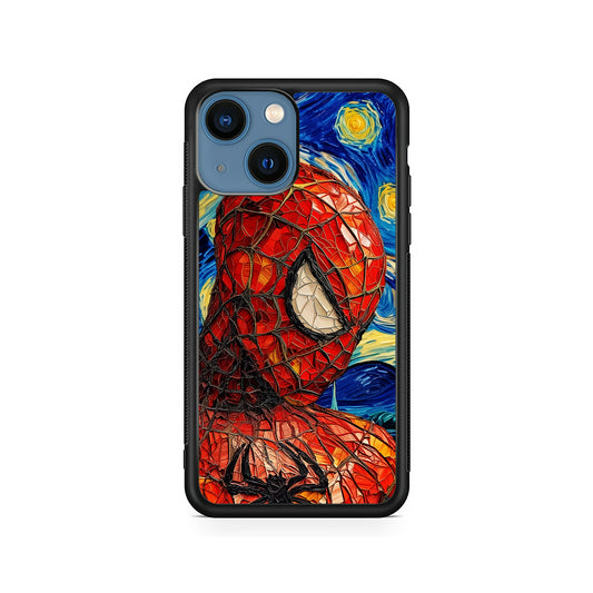 Spiderman Starry Night iPhone 15 Plus Case