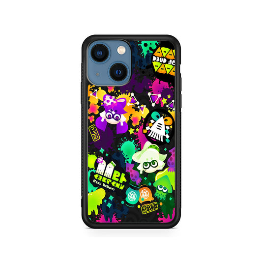 Splatoon Squid Graffiti iPhone 15 Plus Case