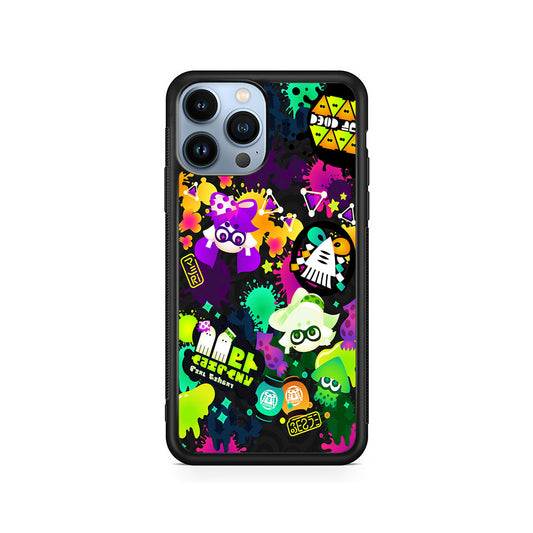 Splatoon Squid Graffiti iPhone 14 Pro Case