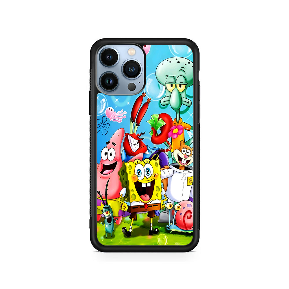 SpongeBob SquarePants Family iPhone 14 Pro Case