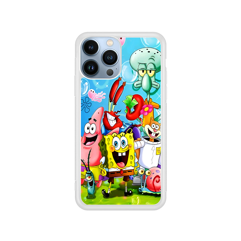 SpongeBob SquarePants Family iPhone 14 Pro Case