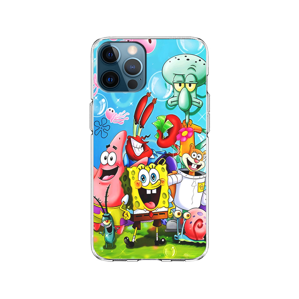 SpongeBob SquarePants Family iPhone 14 Pro Case