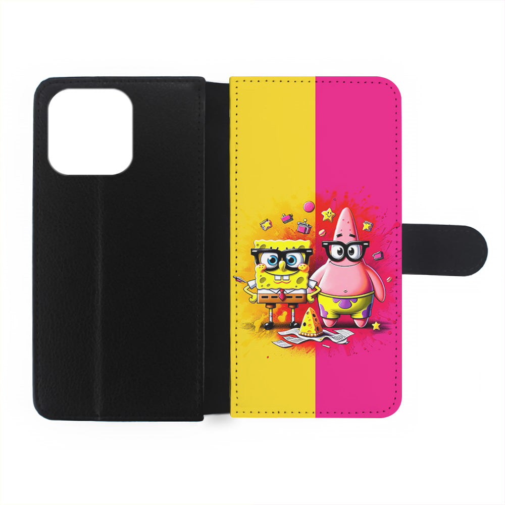 Spongebob and Patrick Yellow Pink iPhone 14 Pro Case