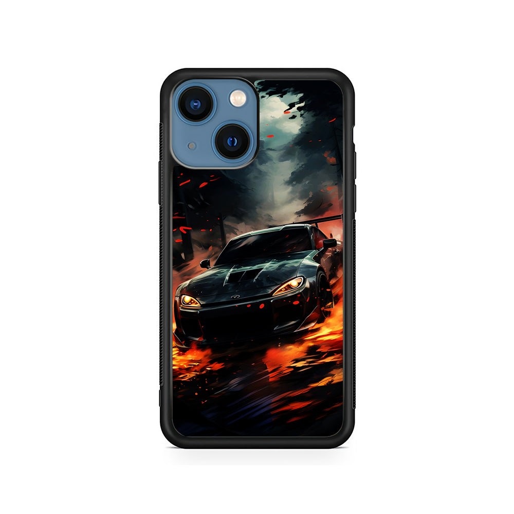 Sport Car Drift Smoke iPhone 15 Plus Case