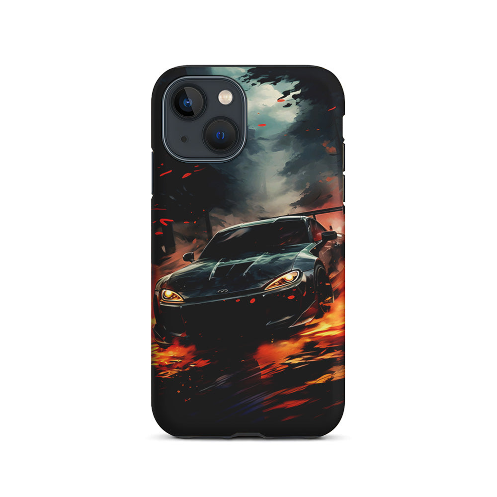 Sport Car Drift Smoke iPhone 15 Plus Case