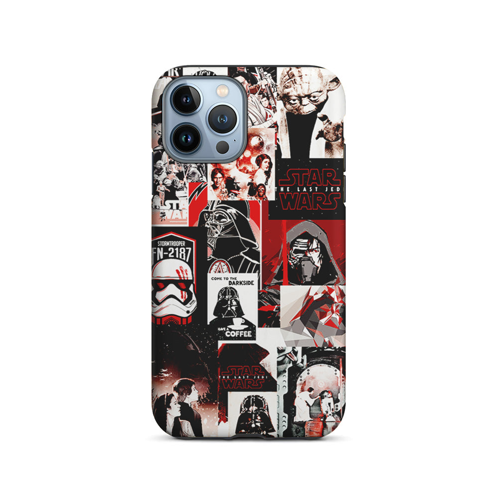 Star Wars Aesthetic Collage iPhone 15 Pro Case