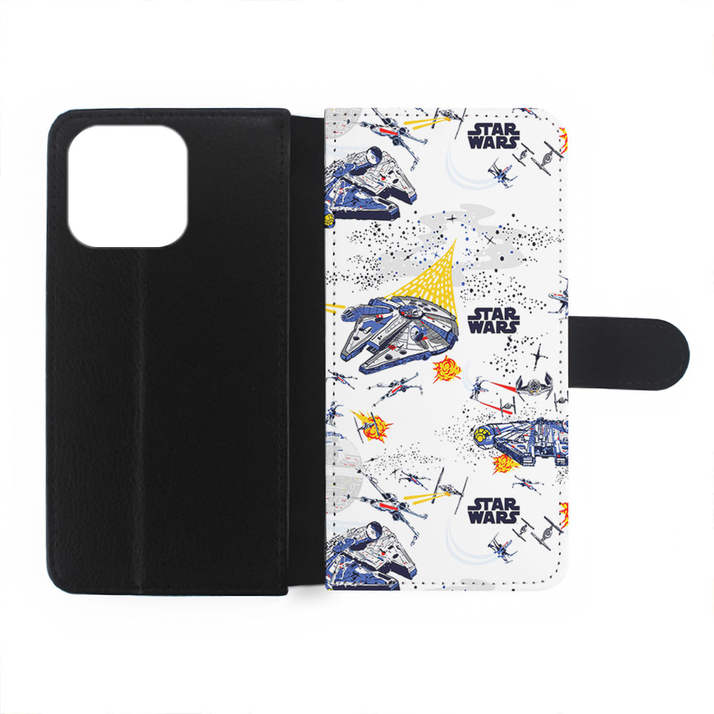 Star Wars Aircraft on Galaxy iPhone 15 Pro Case