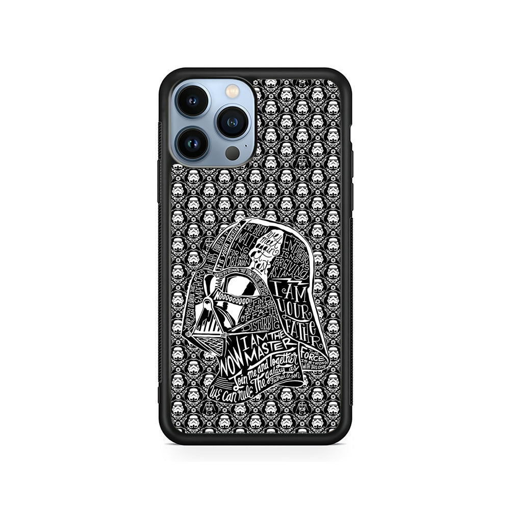 Star Wars Dart Vader Pattern iPhone 15 Pro Case