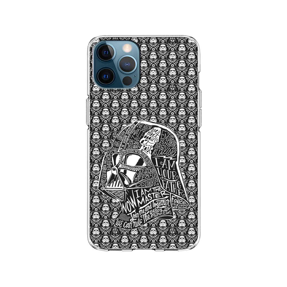 Star Wars Dart Vader Pattern iPhone 15 Pro Case