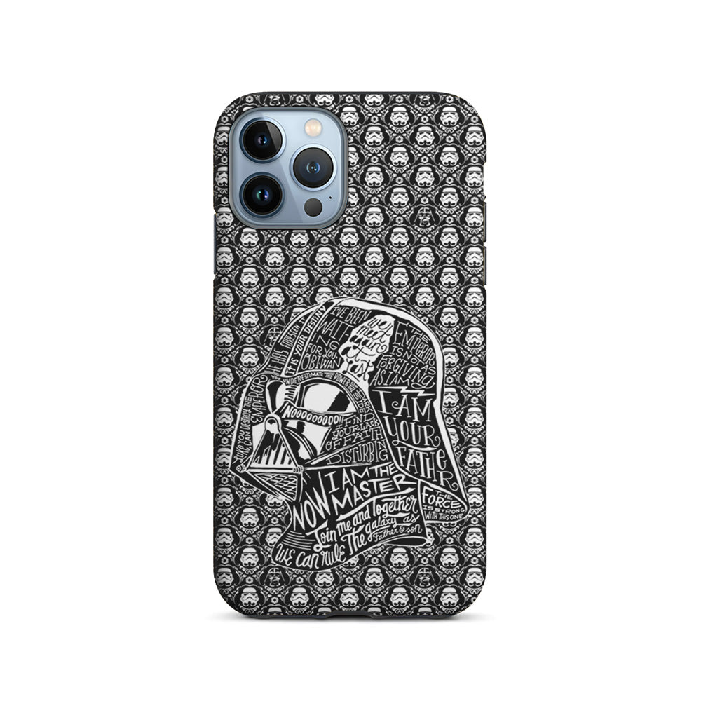 Star Wars Dart Vader Pattern iPhone 15 Pro Case