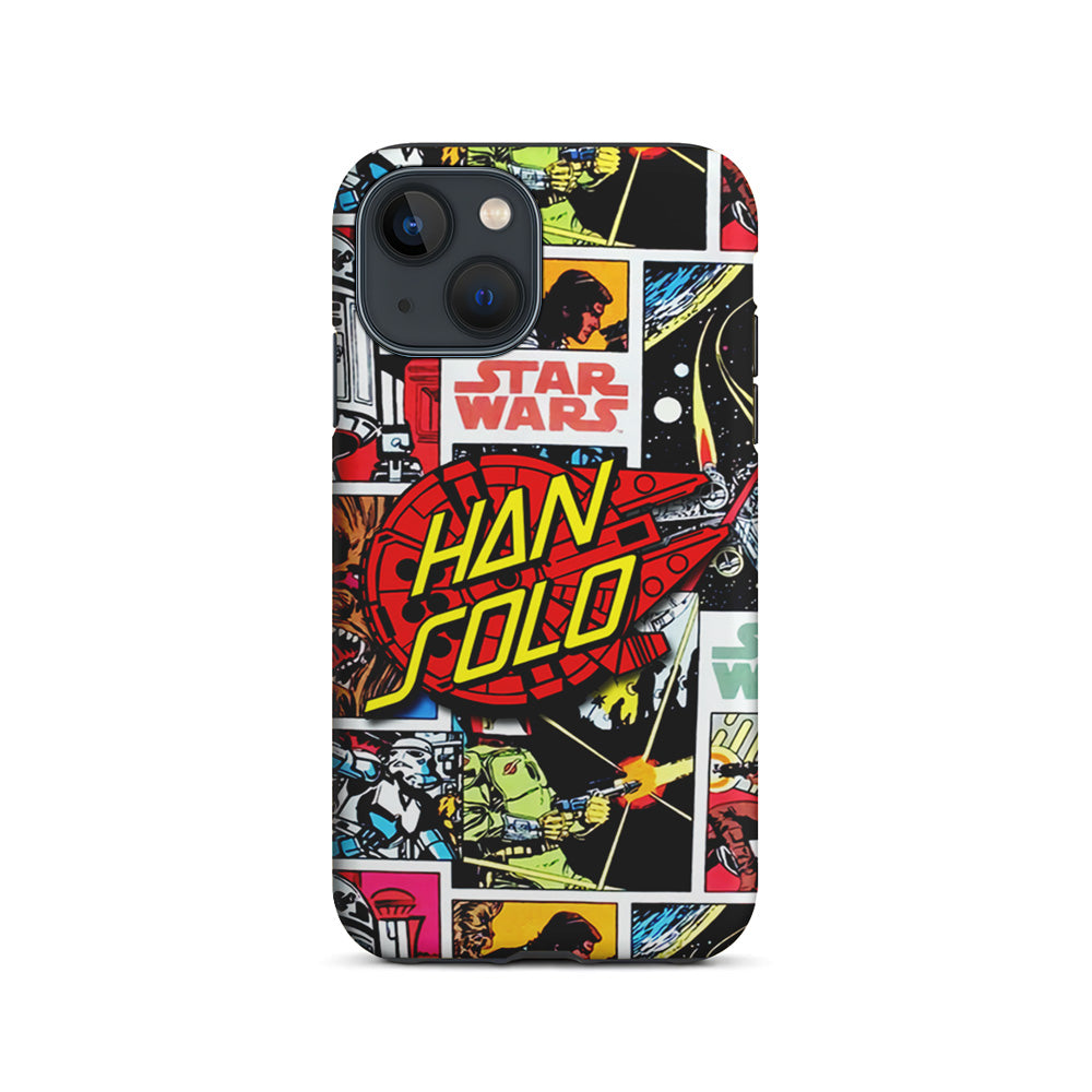 Star Wars Han Solo Sign iPhone 15 Plus Case