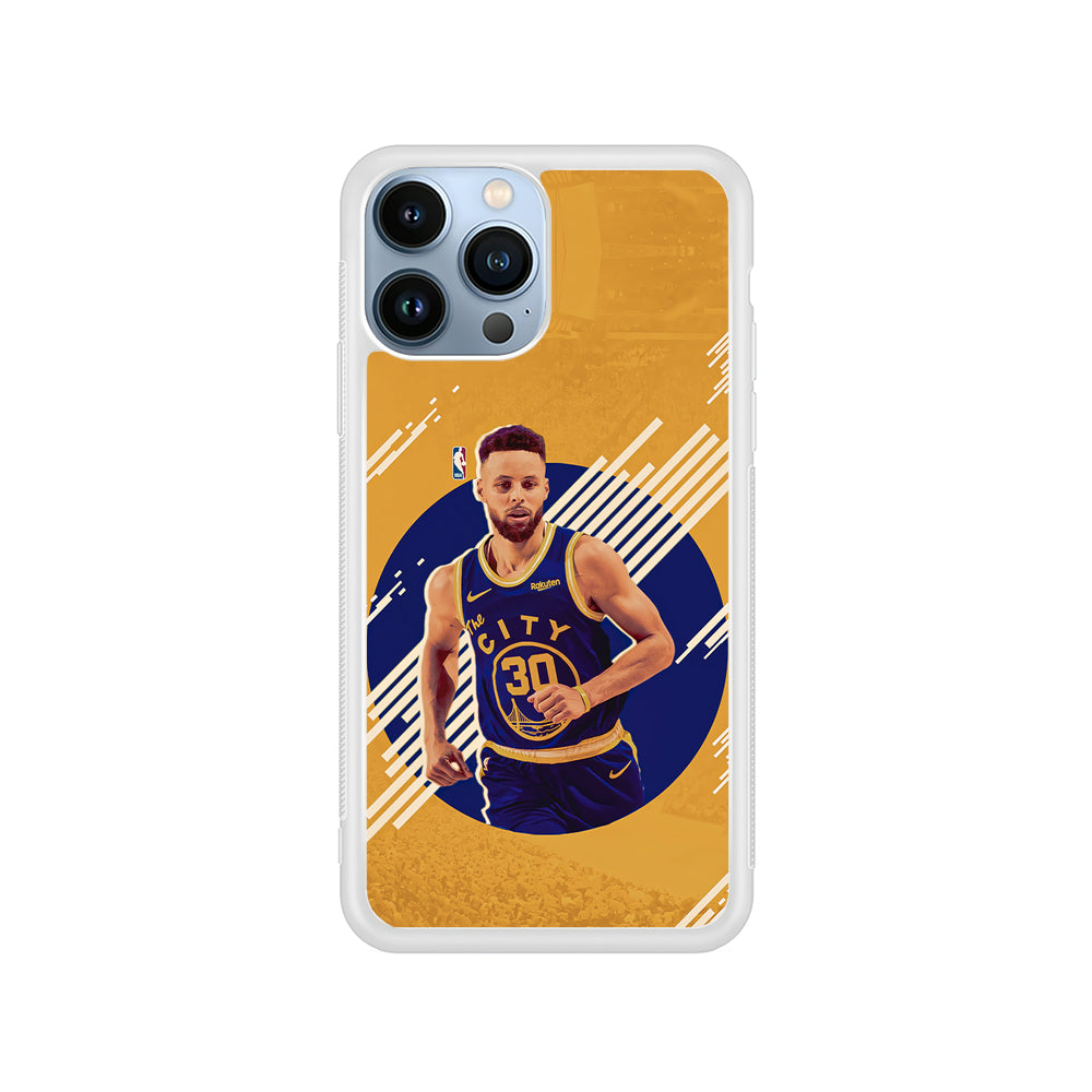 Stephen Curry Basketball Player iPhone 15 Pro Case