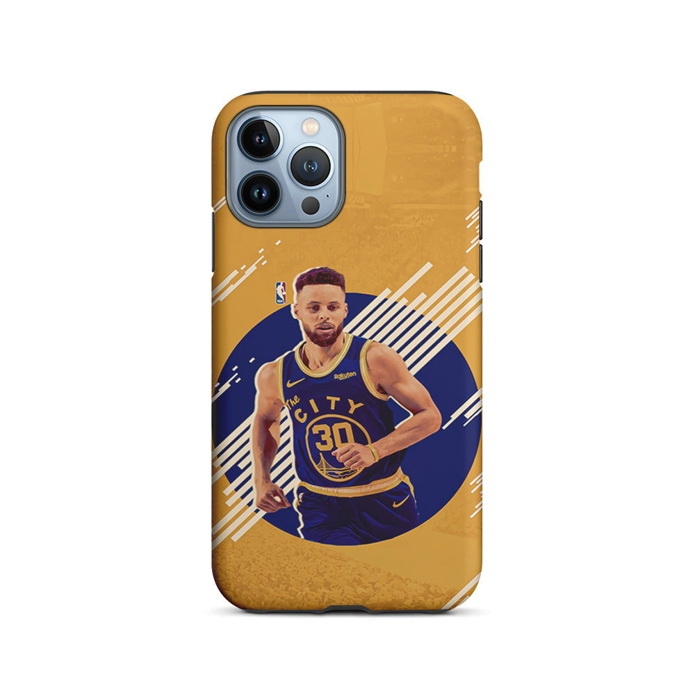 Stephen Curry Basketball Player iPhone 15 Pro Case