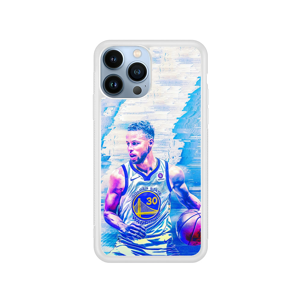 Stephen Curry Golden State Art iPhone 15 Pro Case