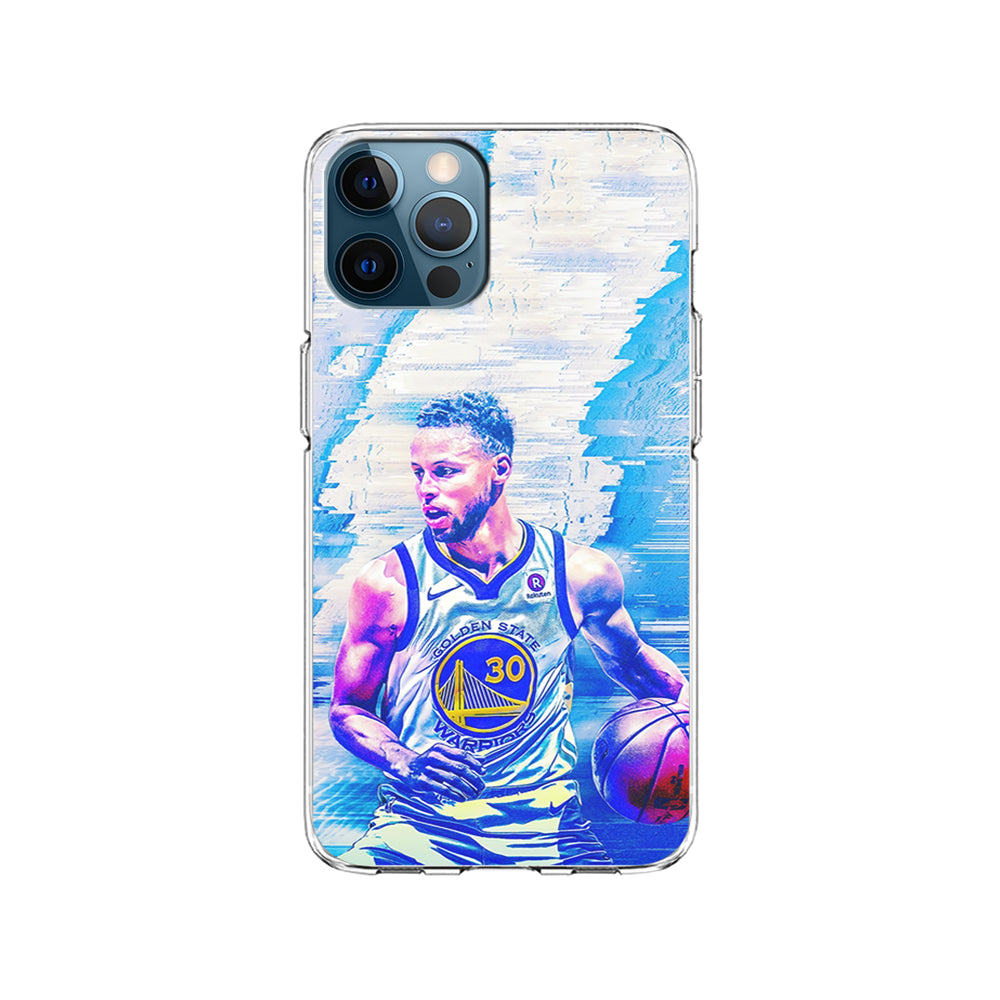 Stephen Curry Golden State Art iPhone 15 Pro Case