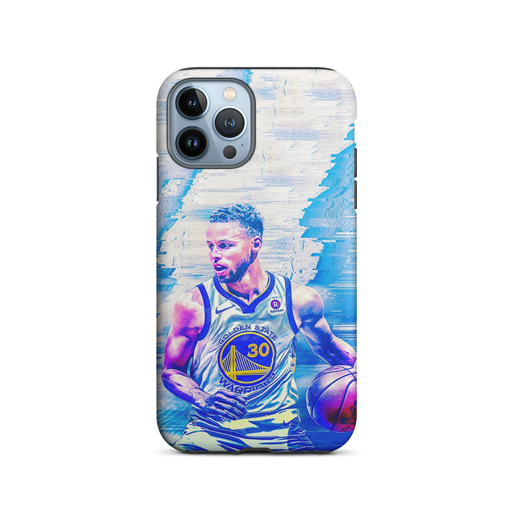 Stephen Curry Golden State Art iPhone 15 Pro Case