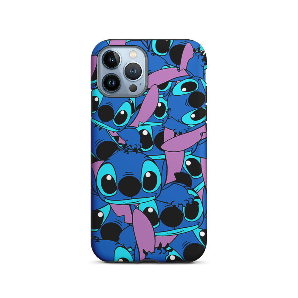 Stitch Blue Cute iPhone 15 Pro Case