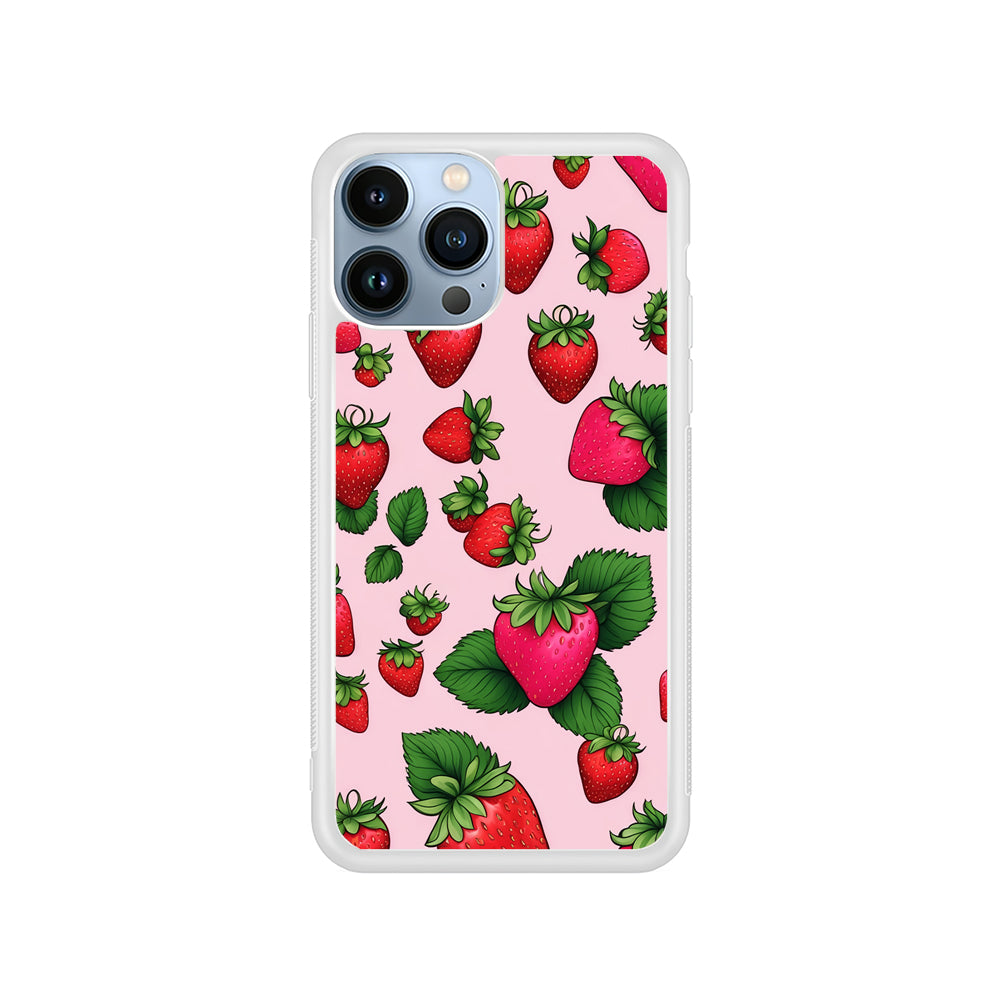 Strawberry Summer Fruit iPhone 15 Pro Case