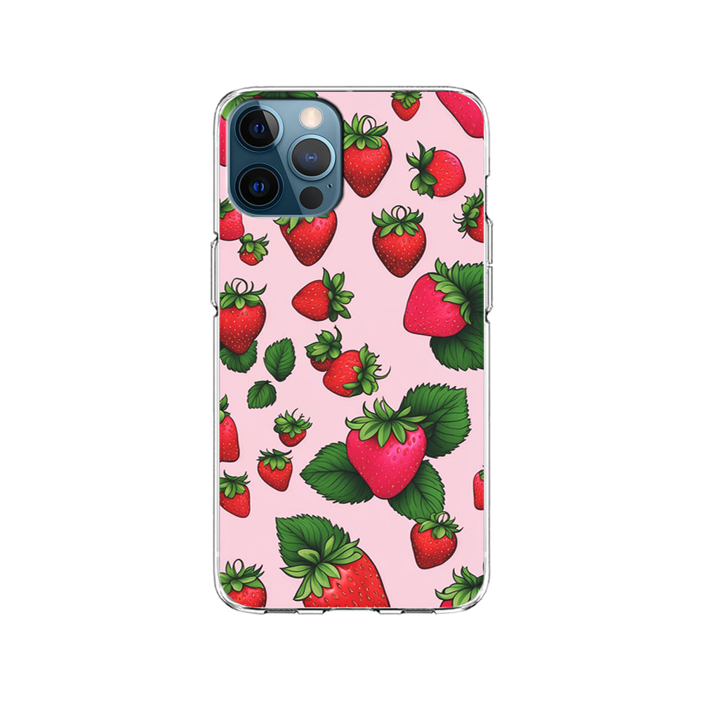 Strawberry Summer Fruit iPhone 15 Pro Case