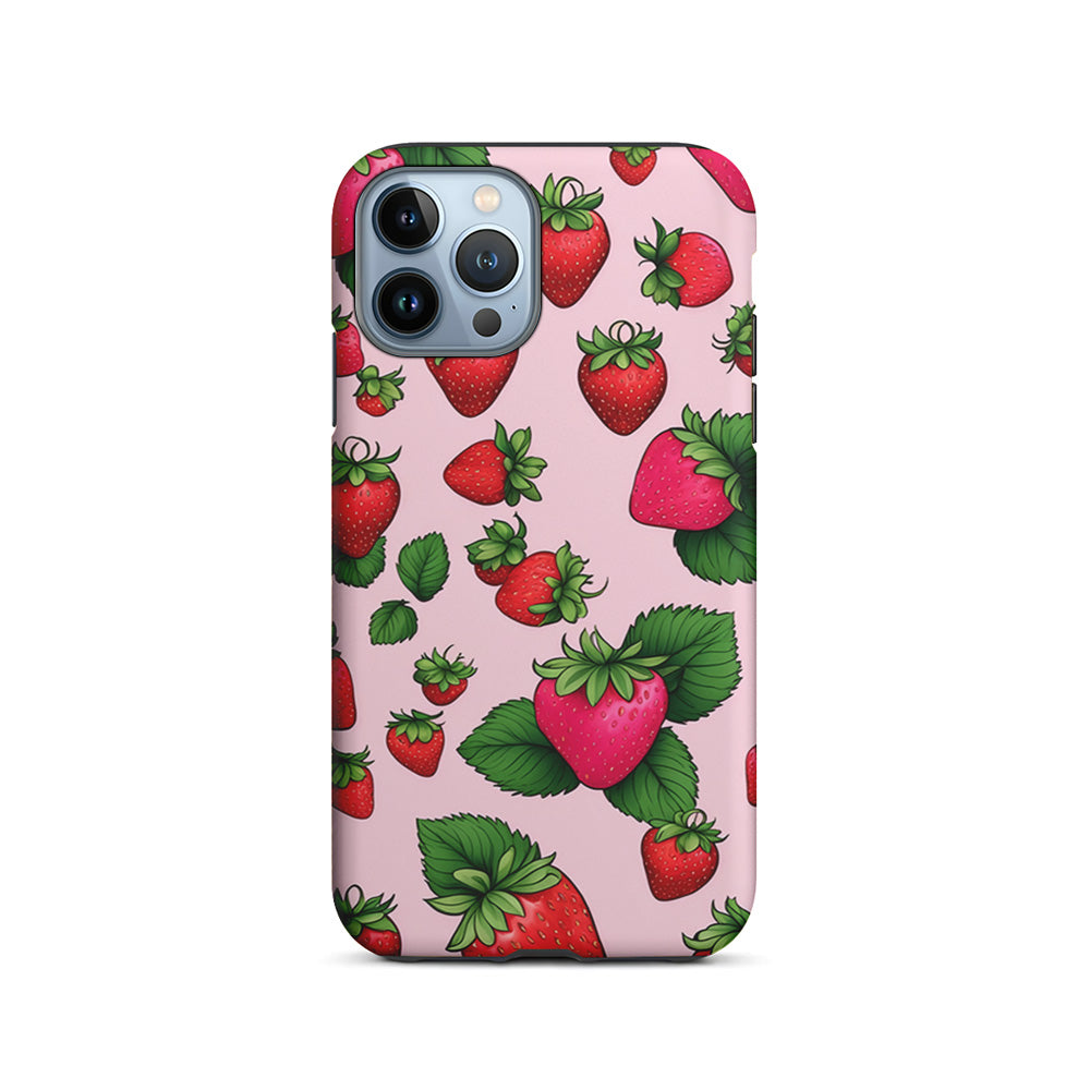 Strawberry Summer Fruit iPhone 15 Pro Case