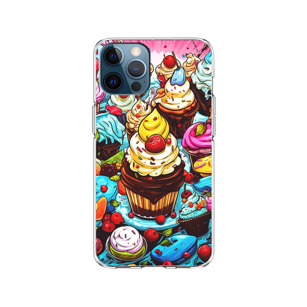 Sweet Desserts Food Doodle iPhone 14 Pro Case